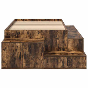 Struttura letto con contenitore Rovere fumé 234 x 118 x 53.5 cm 3335585