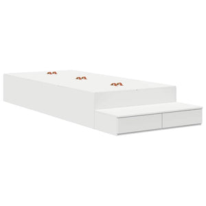 Struttura letto con contenitore Bianco 236.5 x 90 x 31.5 cm 3335613