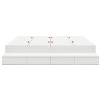 Struttura letto con contenitore Bianco 236.5 x 200 x 31.5 cm 3335621