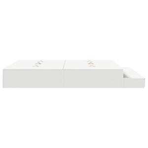 Struttura letto con contenitore Bianco 236.5 x 200 x 31.5 cm 3335621