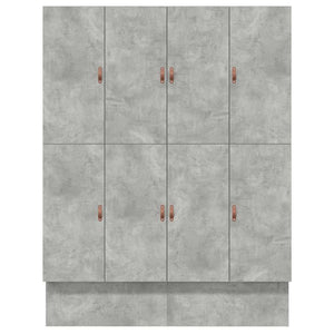 Struttura letto con contenitore con cassetto Grigio cemento 3335624