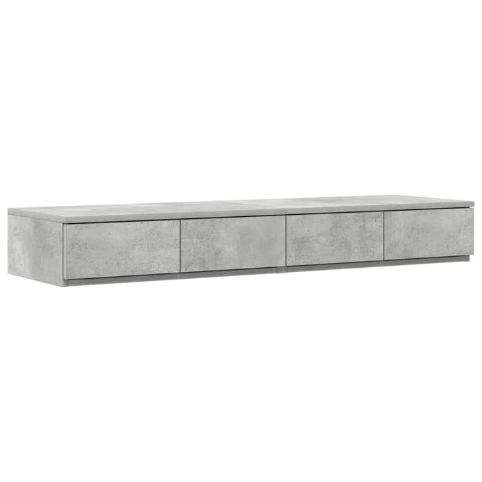 Struttura letto con contenitore con cassetto Grigio cemento 3335632