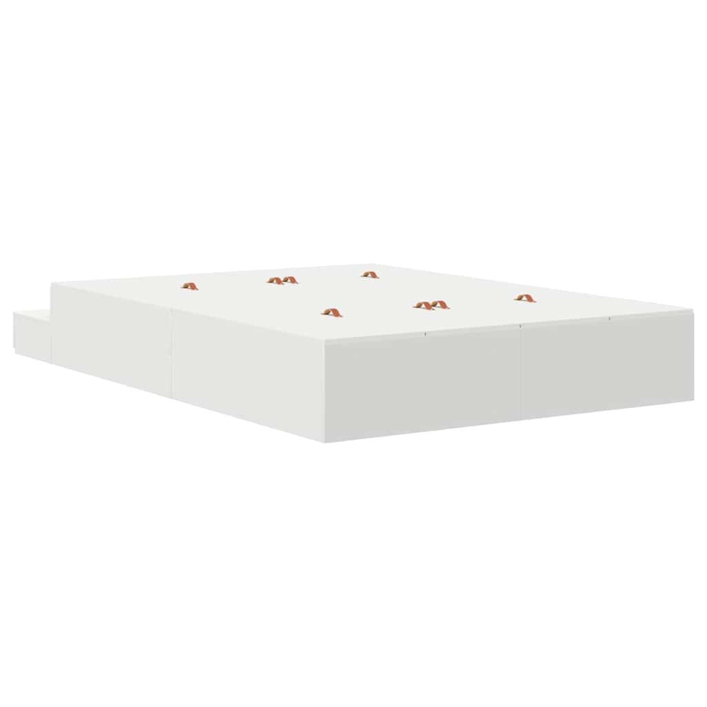 Struttura letto con contenitore Bianco 236.5 x 150 x 31.5 cm 3335645
