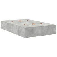 Struttura letto con contenitore con cassetto Grigio cemento 3335688
