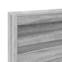 Letto Libreria Grigio sonoma 140 x 200 cm Legno multistrato 3335733