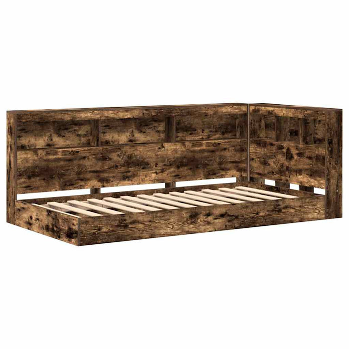 Letto Libreria Rovere fumo 75 x 190 cm Legno multistrato 3335757