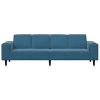 Set di divani Blu Velluto