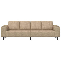 Set di divani Grigio chiaro Pelle scamosciata sintetica