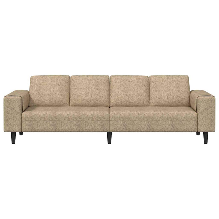 Set di divani Grigio chiaro Pelle scamosciata sintetica