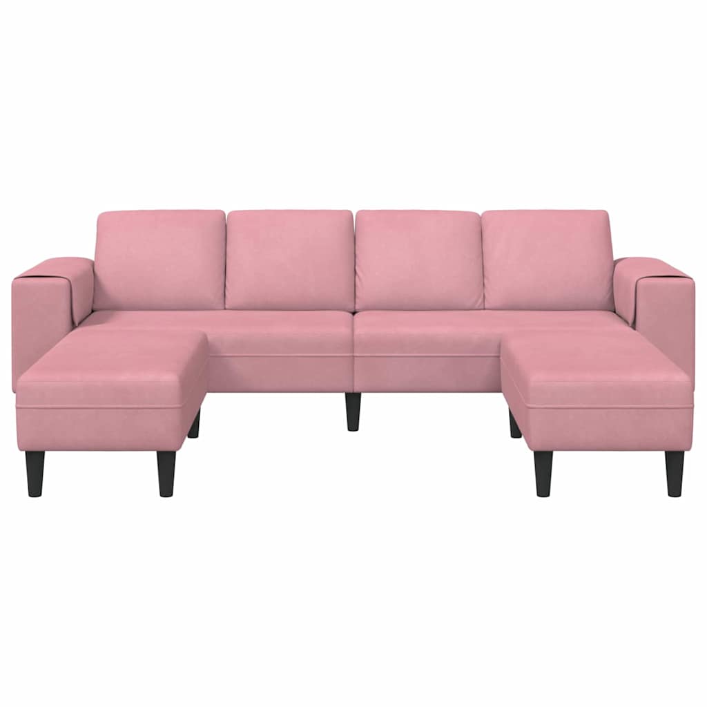 Set di divani 3 pcs Rosa Velluto
