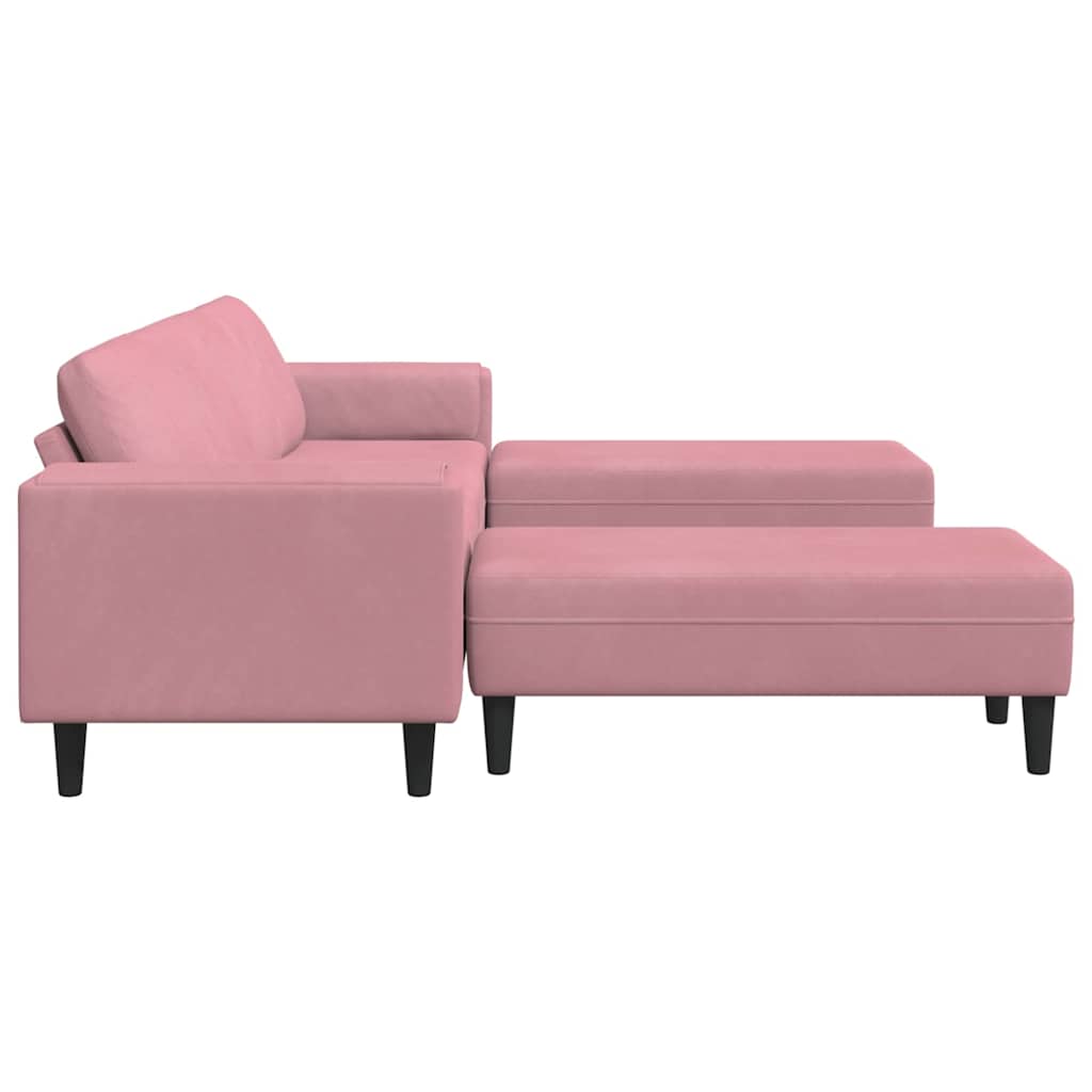 Set di divani 3 pcs Rosa Velluto