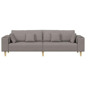 Divano in tessuto con cuscino Talpa 208 cm Tessuto