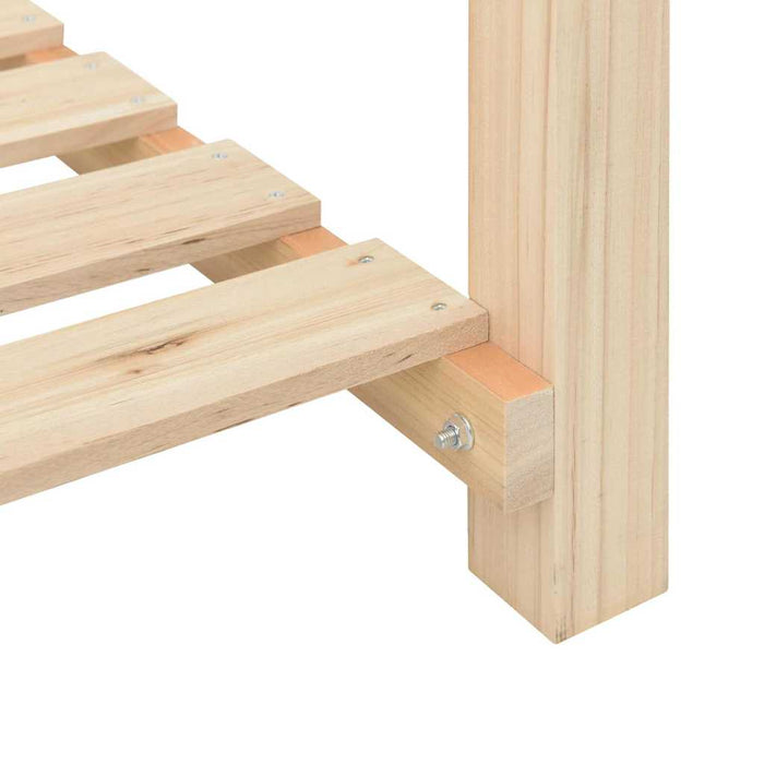 Vaso da giardino con lo scaffale Beige 71 x 37 x 76.5 cm 42006566