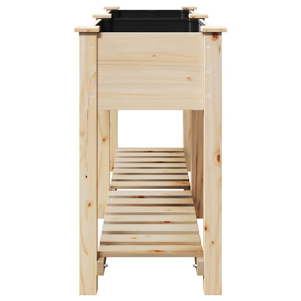 Vaso da giardino con lo scaffale Beige 161 x 43 x 76.5 cm 42006568