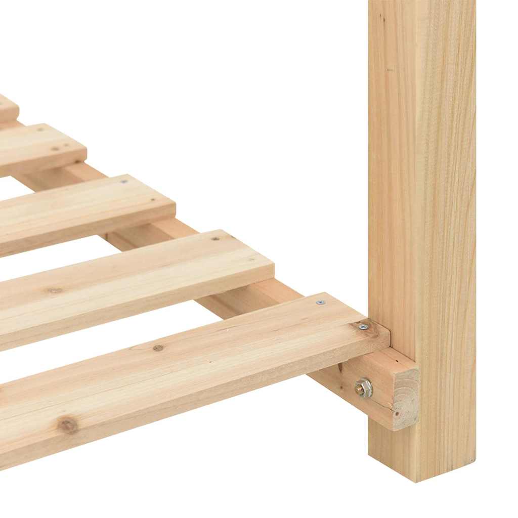 Vaso da giardino con lo scaffale-Fioriera con Mensola Esterno-Contenitore per Piante Beige 111 x 37 x 76,5 cm