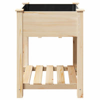 Vaso da giardino con lo scaffale Beige 60.5 x 60 x 76.5 cm 42006577