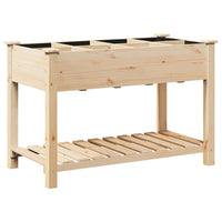 Vaso da giardino con lo scaffale Beige 115 x 59 x 76.5 cm 42006580