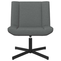 Sedia girevole Grigio scuro 63 x 75 x 76 cm Tessuto 42007326
