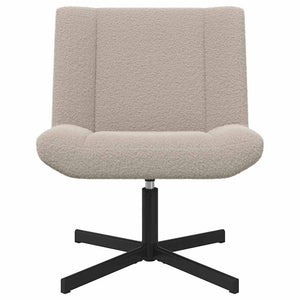 vidaXL Sedia girevole Grigio chiaro 63 x 75 x 76 cm Tessuto