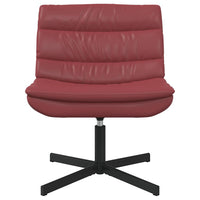 Sedia girevole Rosso vino 63 x 75 x 76 cm PU 42007342