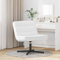 Sedia girevole Bianco 63 x 75 x 76 cm PU 42007345