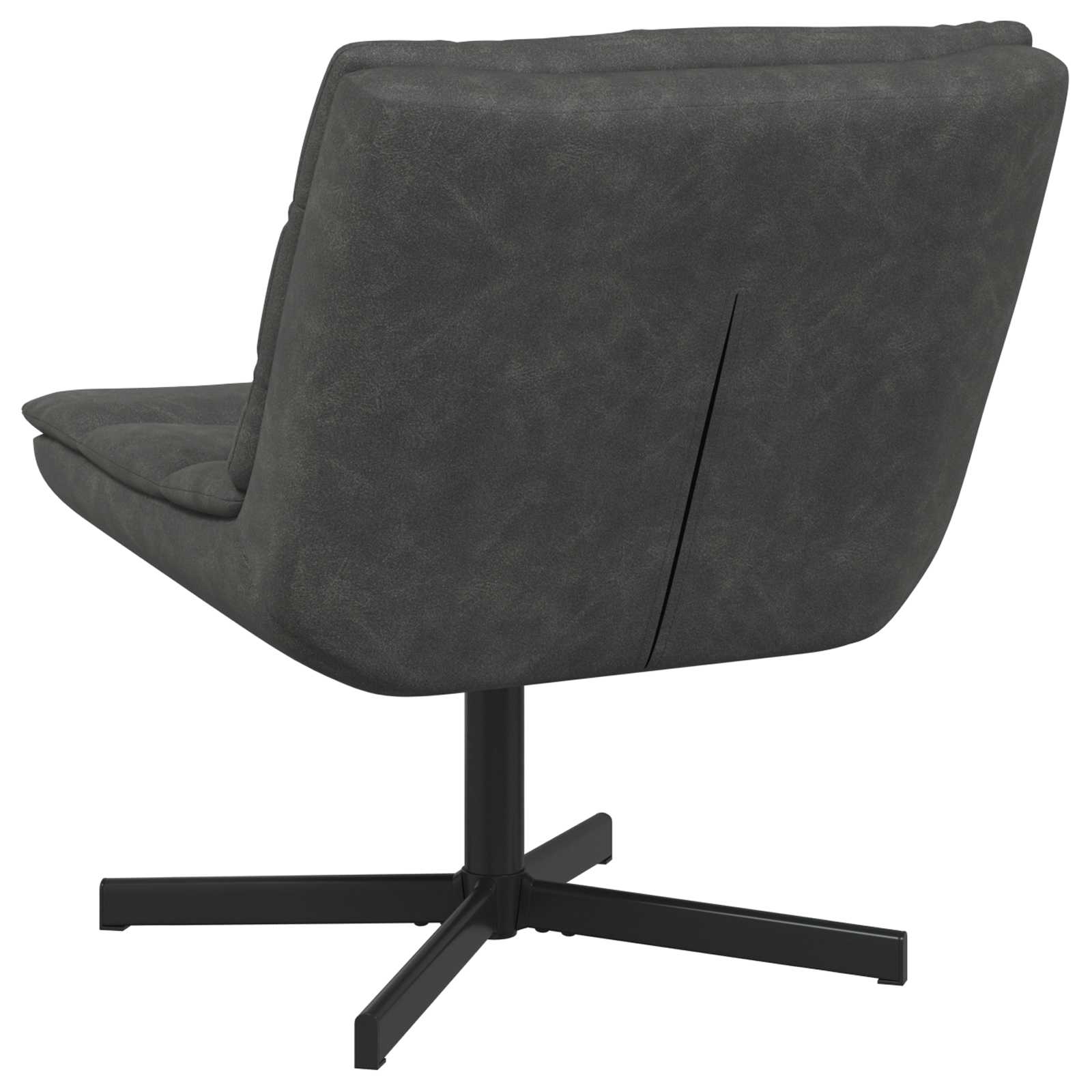 Sedia girevole Nero 63 x 75 x 76 cm PU Antico 42007348