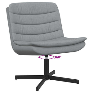 Sedia girevole Grigio chiaro 63 x 75 x 76 cm Tessuto 42007350