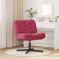 vidaXL Poltrona Relax con Base Girevole Rosso vino 63 x 75 x 76 cm