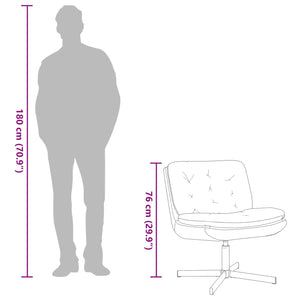 Poltrona Relax con Base Girevole Rosso Vino 63 x 75 x 76 cm 42007364