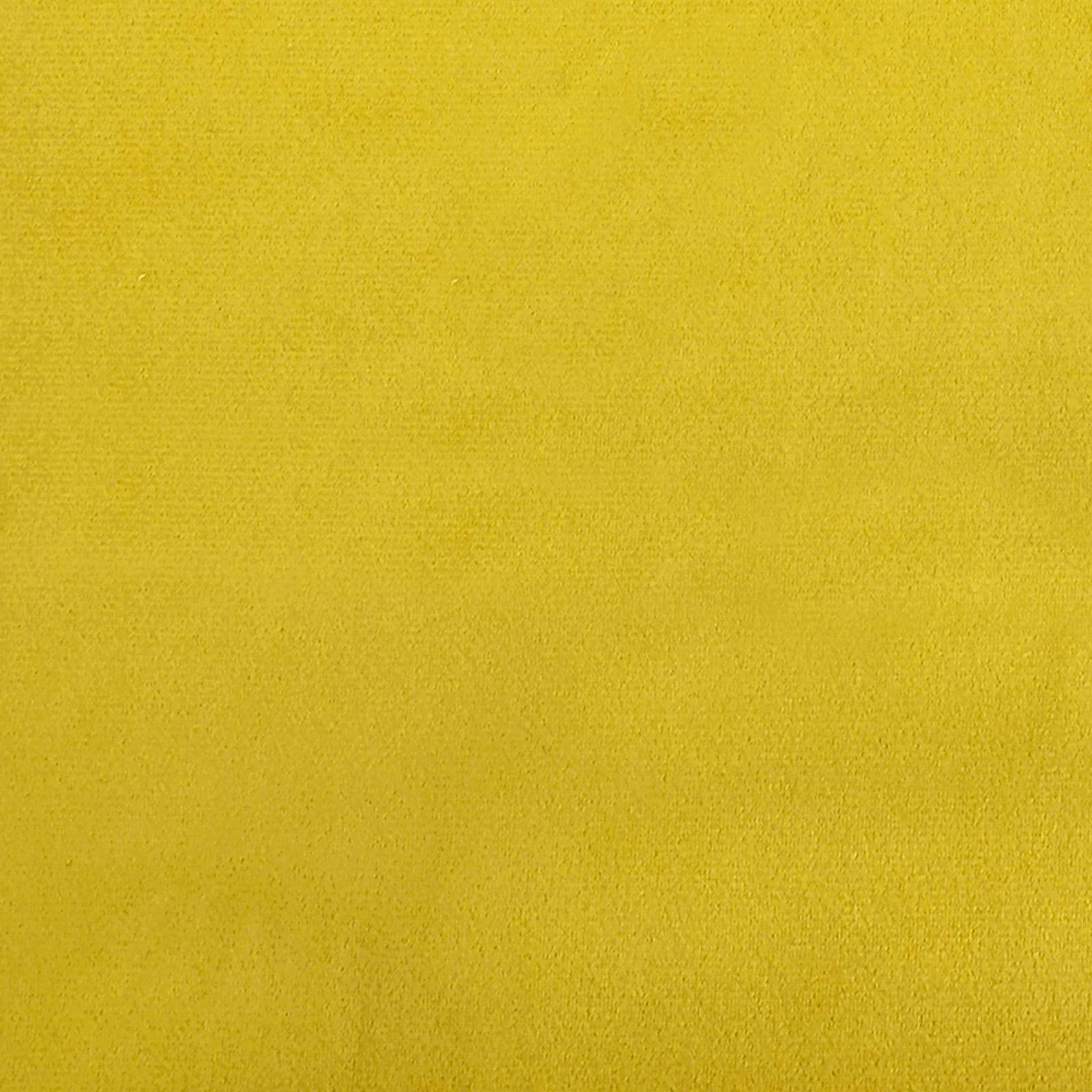 Poltrona Relax con Base Girevole Giallo 63 x 75 x 76 cm Velluto 42007366
