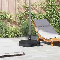 Base per Parasol da Esterno Nero 45 x 45 x 29.5 cm Plastica 42006928