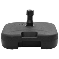 Base per Parasol da Esterno Nero 45 x 45 x 29.5 cm Plastica 42006928