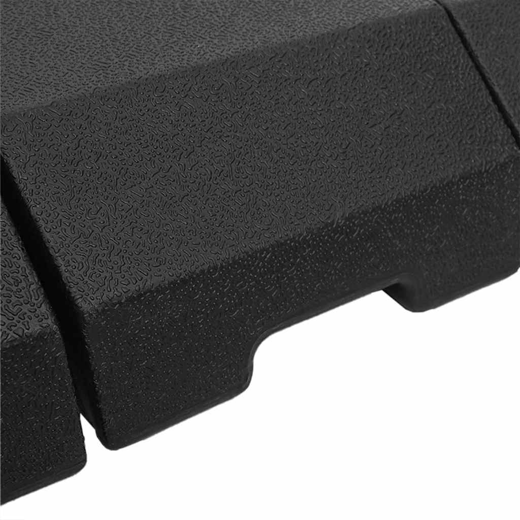 Set di Base per Ombrellone Alveare 4 pcs Nero 98 x 98 x 13 cm 42006931