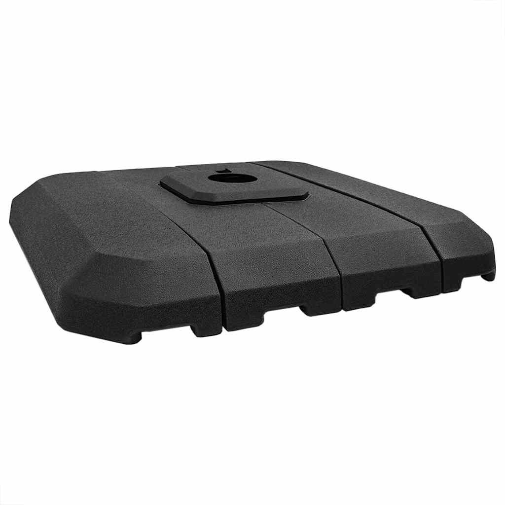 Set di Base per Ombrellone Alveare 4 pcs Nero 98 x 98 x 13 cm 42006931