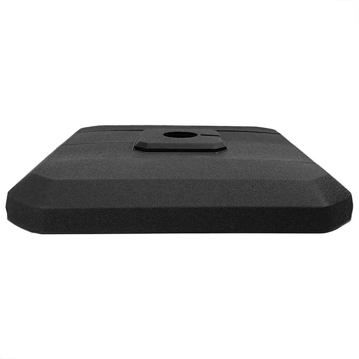 Set di Base per Ombrellone Alveare 4 pcs Nero 98 x 98 x 13 cm 42006931