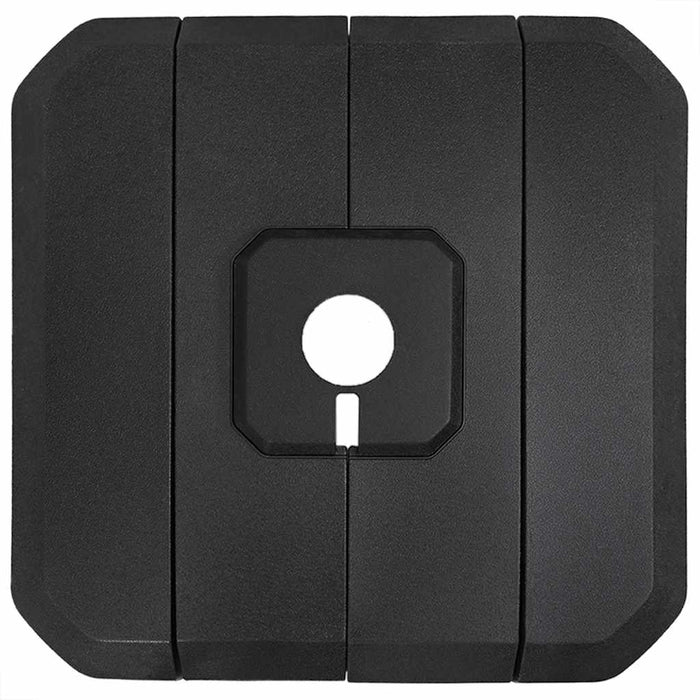 Set di Base per Ombrellone Alveare 4 pcs Nero 98 x 98 x 13 cm 42006931