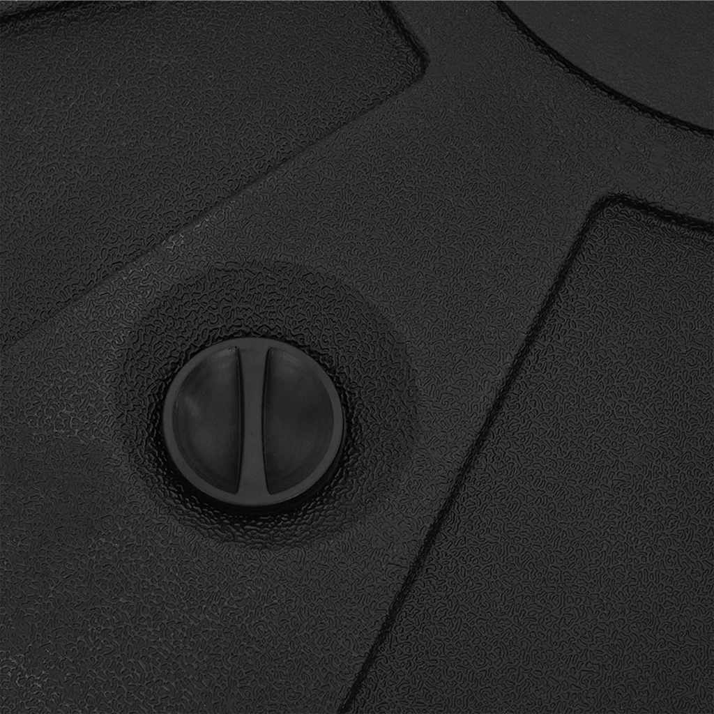 Set di Base per Ombrellone Alveare 2 pcs Nero 88 x 88 x 19 cm 42006932