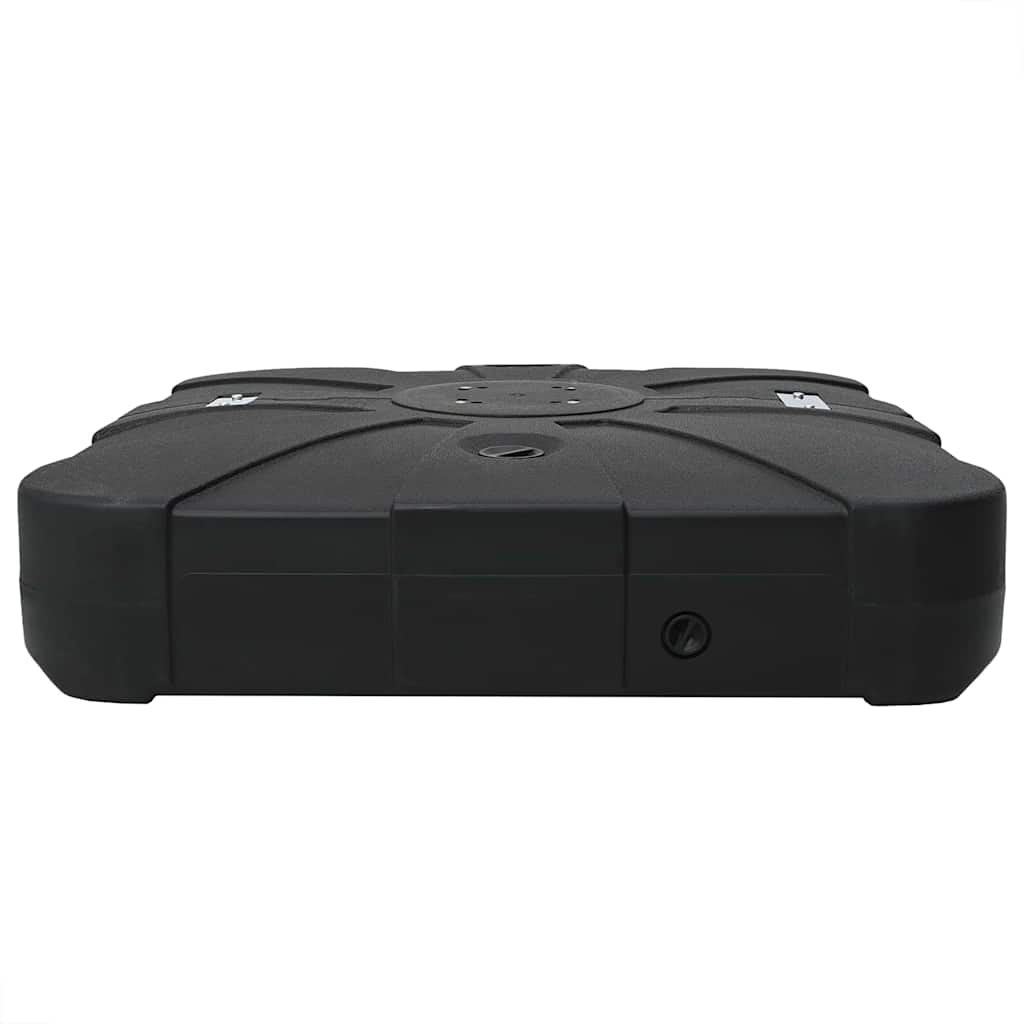 Set di Base per Ombrellone Alveare 2 pcs Nero 88 x 88 x 19 cm 42006932