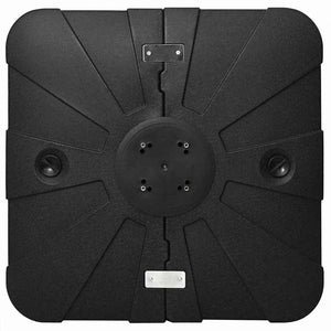 Set di Base per Ombrellone Alveare 2 pcs Nero 88 x 88 x 19 cm 42006932