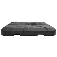 Set Base Ombrello 2 pcs Nero 88.5 x 88.5 x 12 cm Plastica 42006933