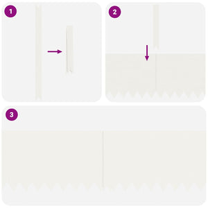 Bordure per prato 50 pcs Bianco 100 x 0.5 x 30 cm Acciaio 3335789