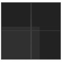 Set da Pranzo per Giardino 9 pcs Nero Acciaio 3335863