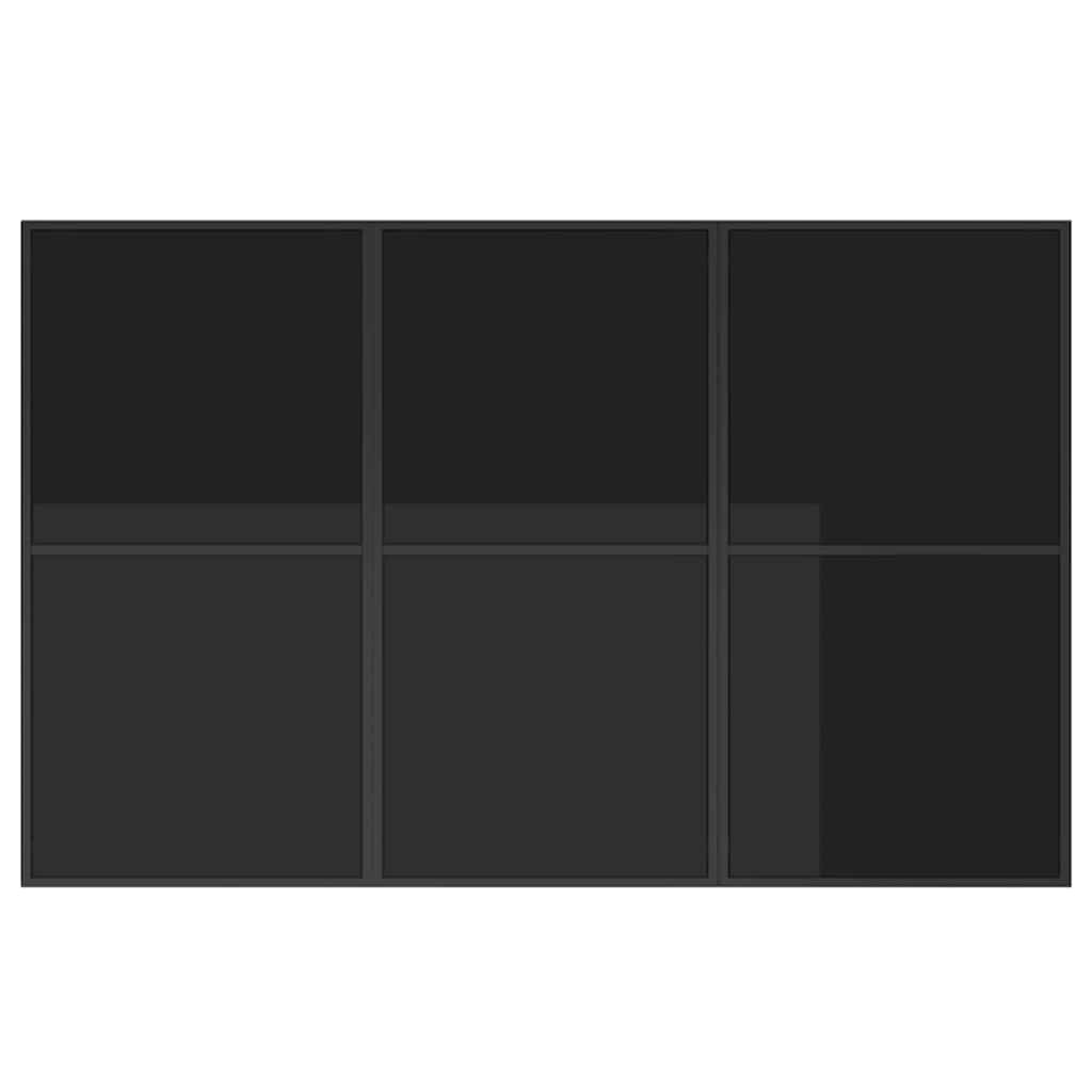 Set da Pranzo per Giardino 11 pcs Nero Acciaio 3335869