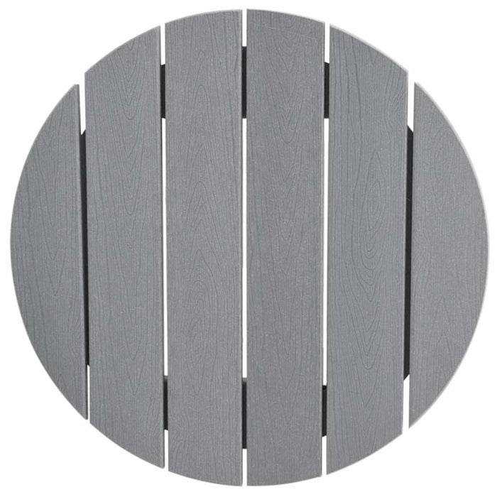 Set Bar da Giardino  3 Pezzi Grigio Chiaro HDPE 3335803