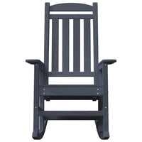 Set di 2 sedie a dondolo da giardino  blu navy 70x92x107.5 cm HDPE 3335811