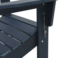 Sedie Adirondack pieghevoli  2 pezzi Blu Navy 74.5x80.5x90 cm in HDPE 3335819