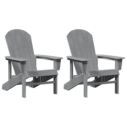 Mobili da lounge da giardino 2 pcs Grigio chiaro 74 x 82 x 90cm 3335829