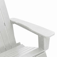 Sdraio Rocking Adirondack 2 pcs Bianco HDPE 3335834