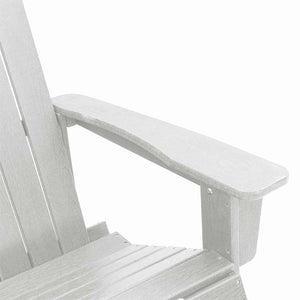 Sdraio Rocking Adirondack 2 pcs Bianco HDPE 3335834