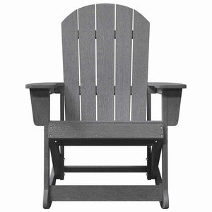 Sdraio Rocking Adirondack 2 pcs Grigio chiaro HDPE 3335837